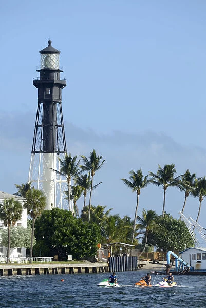 USA, Florida, Broward County, Hillsboro Beach, Lighthouse