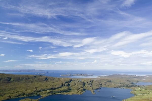 The Summer Isles from Stac Pollaidh Assynt Scotland UK
