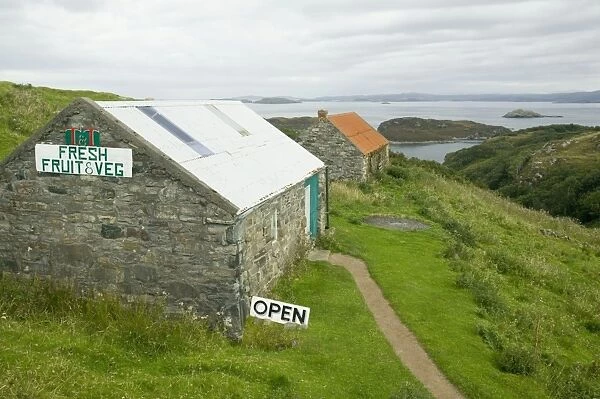 The village store at Drumbeg in Assynt Scotland UK