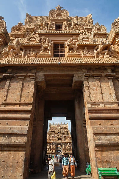 Architecture;Asia;Asian;Ethnic;Group;India;Indian;People;Tamil Nadu;Tanjore;Thanjavur