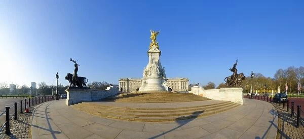 London, Buckingham Palace and Victoria Monument
