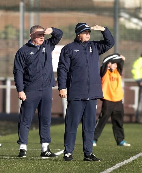 Ally McCoist and Kenny McDowell Witness Rangers 6-2 Thrashing of East Stirlingshire at Ochilview Park