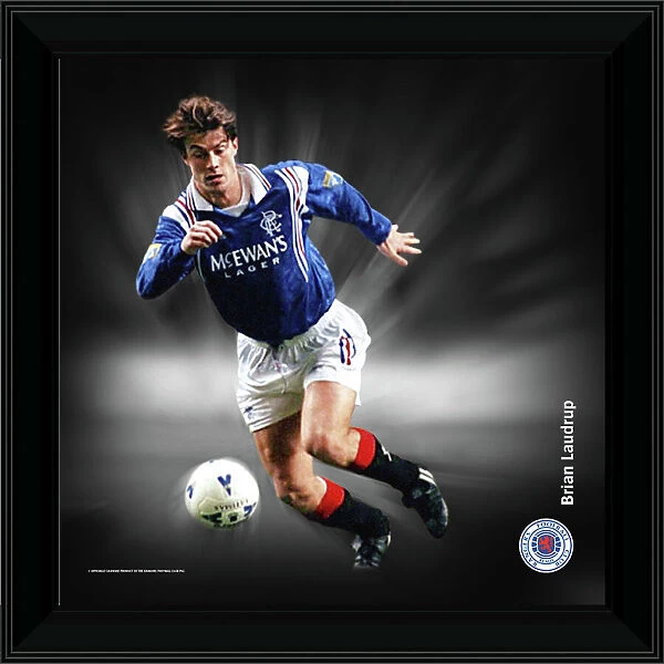 Brian Laudrup Framed Dynamic Action Print