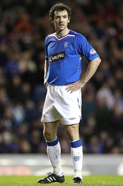 Determined Christian Dailly in the Scottish Cup Battle at Ibrox: Rangers vs Partick Thistle (1-1)
