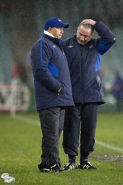 Rangers FC: McCoist and McDowall at Sydney Festival of Football 2010 - The Manager and Player on the Touchline