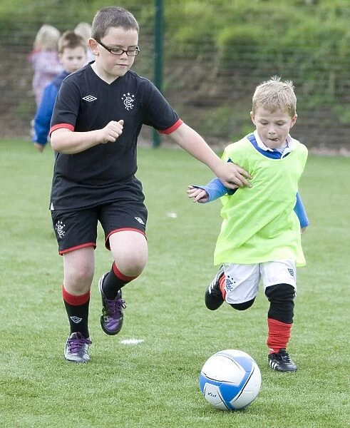 Rangers FC Soccer School: Kyle Hutton Training Session with East Kilbride Rangers (October 10)