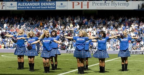Rangers Football Club: Cheerleaders Triumph - 2-1 Victory over Newcastle United at Ibrox