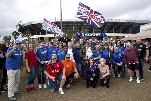 Rangers Football Club: Thrilled Fans Await Kick-off Against Corinthians at the Florida Cup