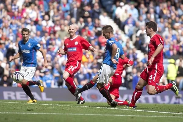 Rangers Ian Black Scores Dramatic Penalty Rebound in 4-1 Victory over Brechin City at Ibrox Stadium