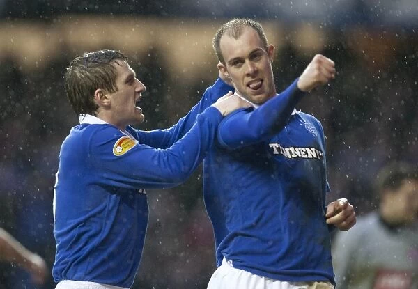Rangers Whittaker and Davis: A Powerful Penalty Duo - Rangers 4-0 Hamilton (Clydesdale Bank Premier League)