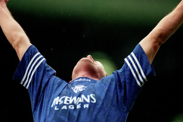 Scottish Soccer. Paul Gascoigne, Glasgow Rangers