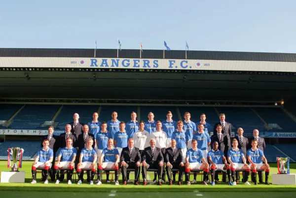 Soccer - Rangers Team Picture 2010  /  1011 - Ibrox Stadium