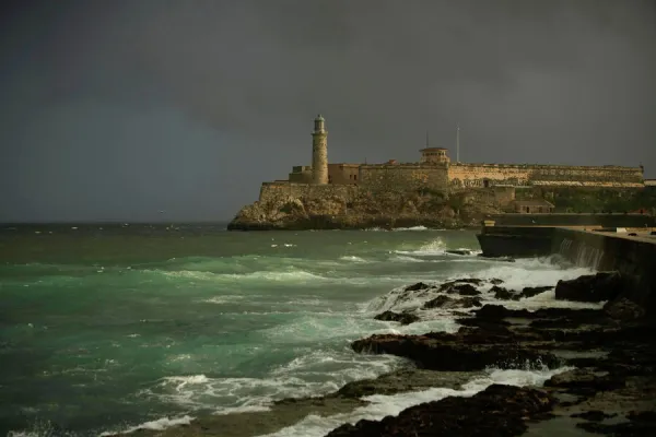 A view of the colonial-era fortress El Morro Cabana in Havana