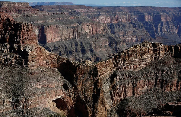 The view from Eagle Point on the west rim of the Grand Canyon is seen on the Hualapai