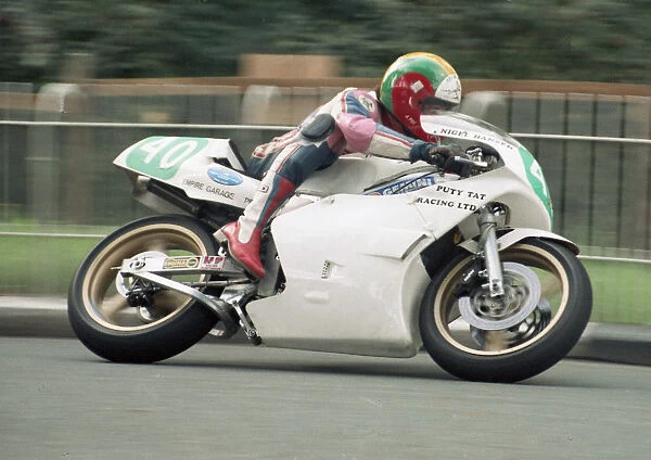 Nigel Hansen (Yamaha) 1989 Lightweight Manx Grand Prix