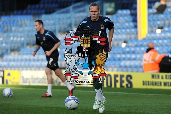 Chris Hussey in Action: Coventry City vs. Bury in Carling Cup Round 1 at Gigg Lane (09-08-2011)