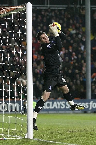 Birmingham City FC: Ben Foster in Action against Blackpool (04-01-2011, Bloomfield Road)