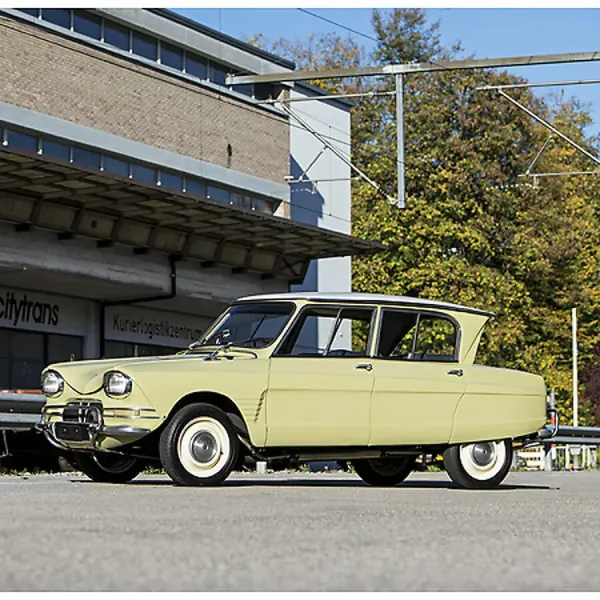 Citroen Ami 6 Yellow Print, CIT205007, 1963. Art Prints, Posters