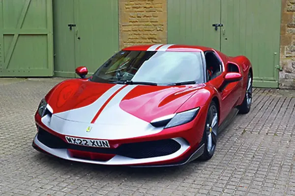 Ferrari 296 GTB Assetto Fiorano Print - FER905092. Art Prints