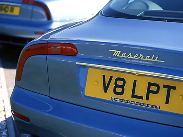 Maserati 3200 GT 1999 Blue Light Print. Art Prints, Posters