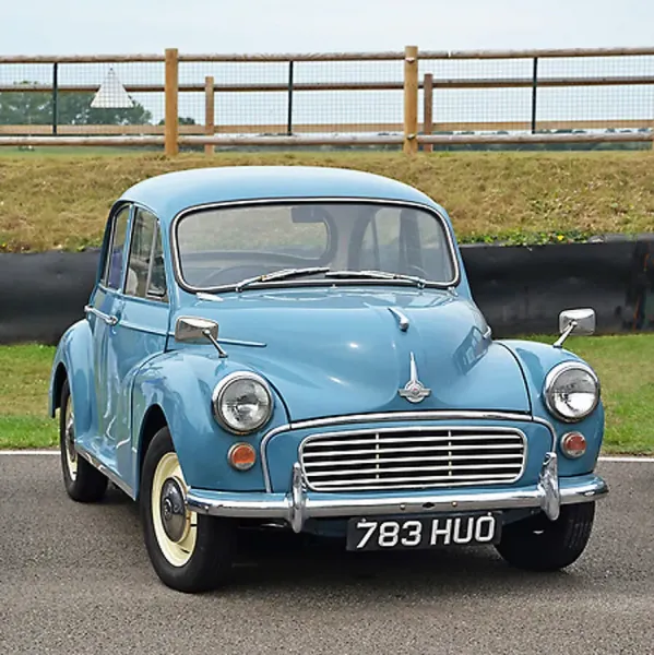 Morris Minor 1000 1961 Blue Light Print MOR03865. Art Prints