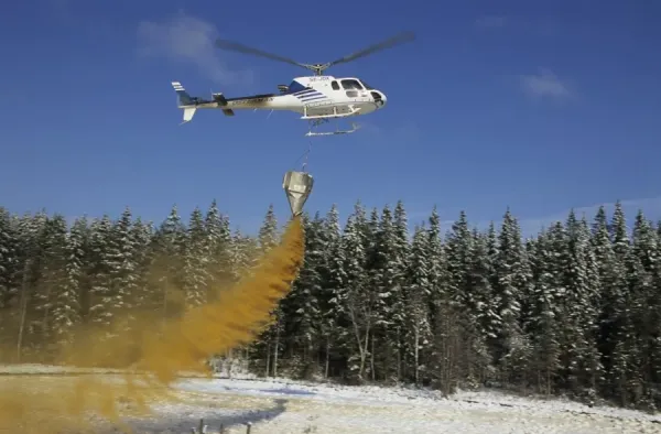 Acid rain, helicopter lime spreading Our beautiful Wall Art and 