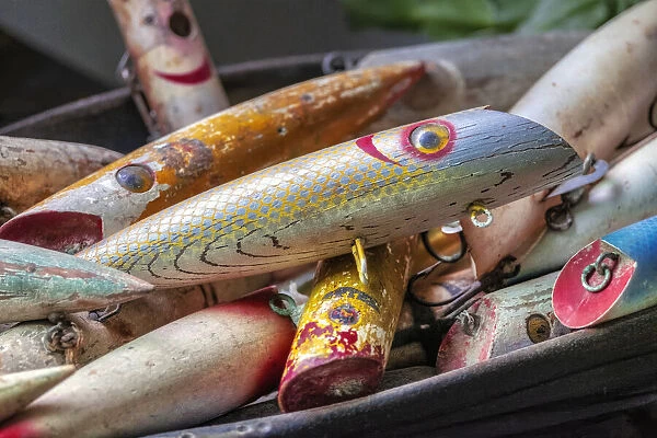 Antique fishing lure, Wrangell, Alaska, USA Our beautiful pictures