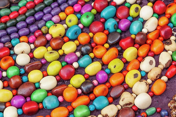 Argentina, Buenos Aires. Colorful beads available as Framed Prints, Photos,  Wall Art and Photo Gifts