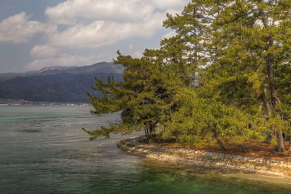 Asia, Japan. Landscape of Amanohashidate in Kyoto Prefecture