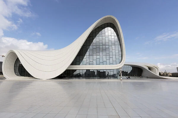 Azerbaijan, Baku. The Heydar Aliyev Center in Baku