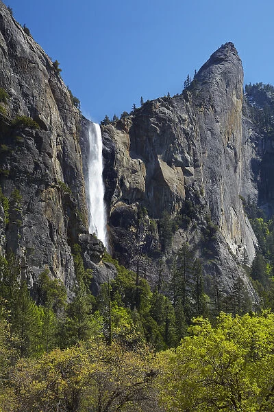 Bridalveil Fall, Yosemite Valley, Yosemite National Park, California, USA