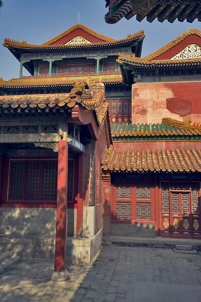 Building in Forbidden City; Beijing; China, Asia