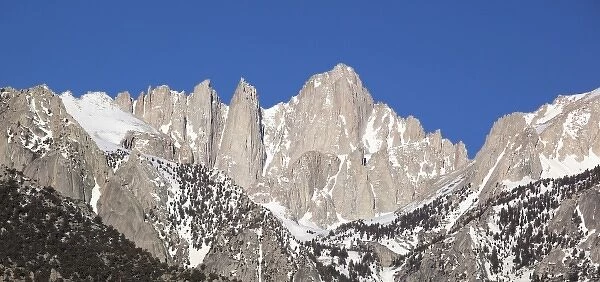 CA, Lone Pine, Mount Whitney, eastern Sierra Nevada range