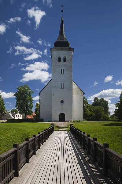Estonia, Southwestern Estonia, Viljandi, Castle Park, St. Johns Church