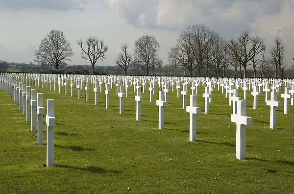 Europe, Netherlands, Limburg, Mstricht, Netherlands American Cemetery at Margraten