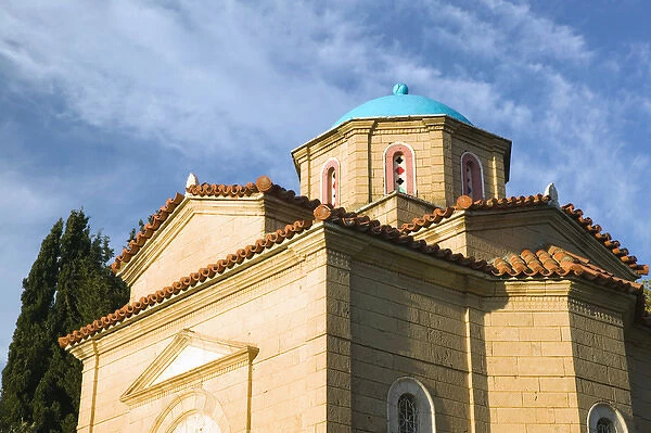 GREECE-Northeastern Aegean Islands-SAMOS-Mitilini: Agios Triados Monastery  /  Chapel