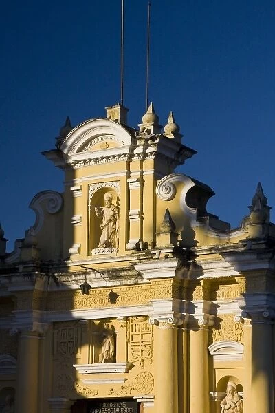 Guatemala, Antigua. San Pedro Church in the town of Antigua