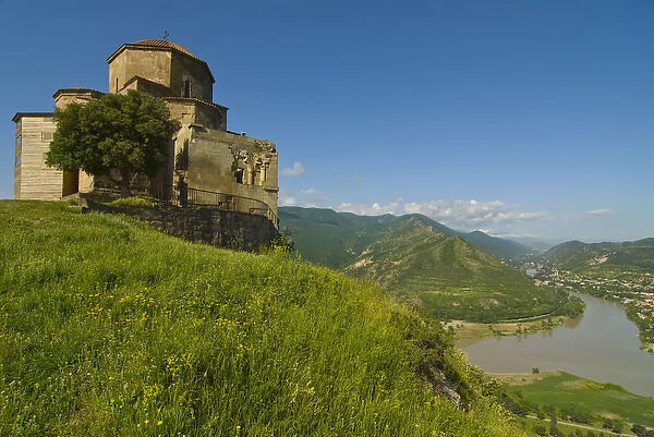 Jvari Monastery (Monastery of the Cross), 6th century, Mtskheta, Georgia. World Heritage Site