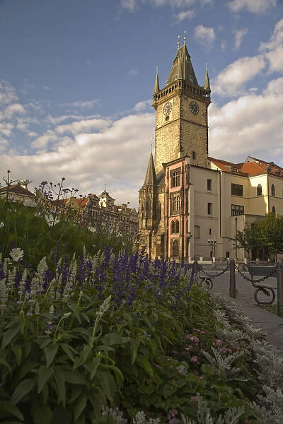 Old Town Hall & The Astronomical Clock, founded in 1338, Historical Center of Prague-UNESCO