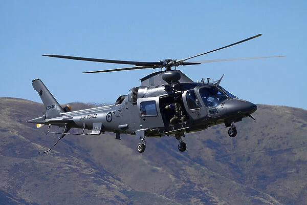 RNZAF Augustawestland A109 helicopter, Warbirds over Wanaka, Wanaka, Otago, South Island
