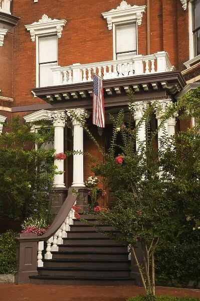 USA, Georgia, Savannah. The Kehoe House in the Historic District