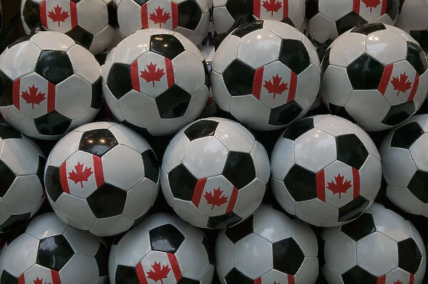 02. Canada, Alberta, Edmonton: West Edmonton Mall (Worlds Largest), Canadian Soccer Balls