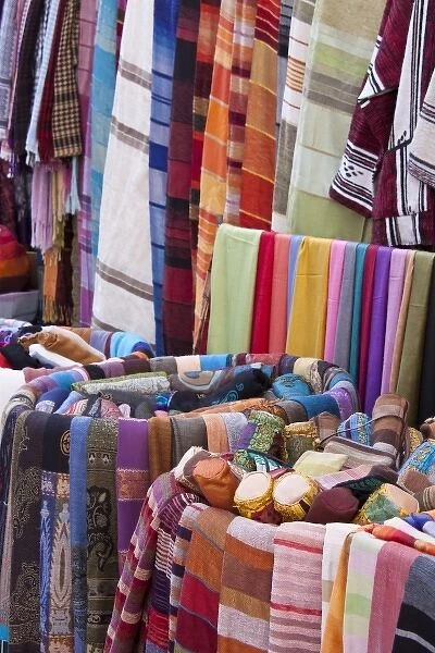 Woven fabrics, Essaouira, Morocco