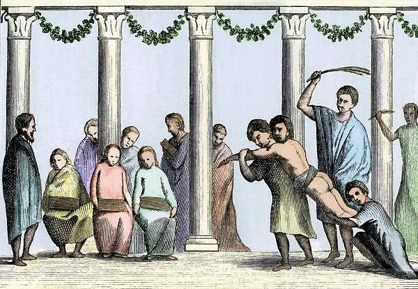 whipping schoolboy ancient rome 