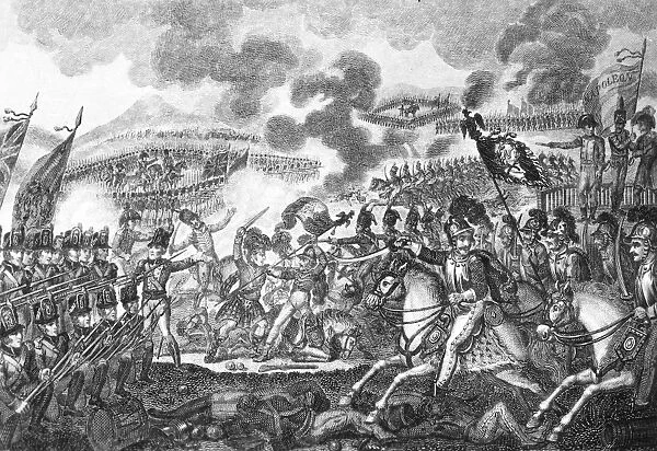 0003663. NAPOLEON I: WATERLOO, 1815. The Battle of Waterloo, 18 June 1815