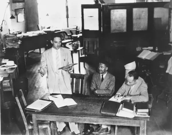 Thurgood Marshall and NaCP Lawyers Print, Art Prints