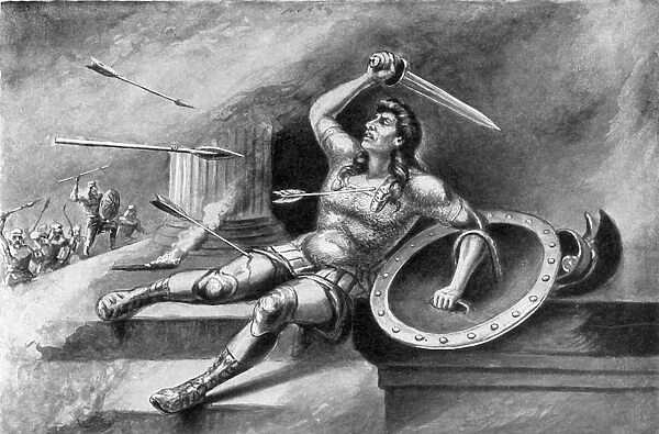 ALCIBIADES (c450-404 B. C. ). Athenian general and politician. The death of Alcibiades in Phrygia