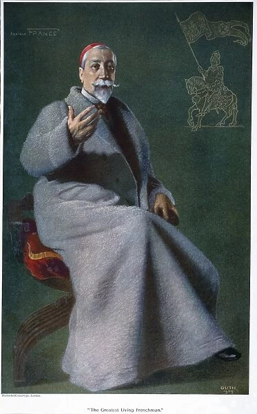 ANATOLE FRANCE (1844-1924). Pseudonym of Jacques-Anatole-Francois Thibault. French writer