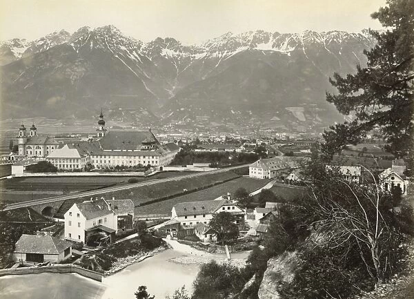 AUSTRIA: INNSBRUCK. The city of Innsbruck, Austria. Photograph, c1900
