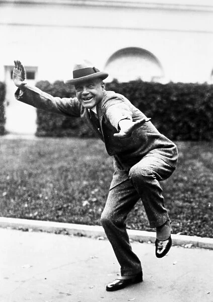 BILLY SUNDAY (1862-1935). William Ashley Billy Sunday. American evangelist. Photographed in a characteristic pose in 1922